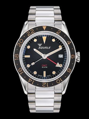 Squale Sub-39 GMT Vintage Dive Watch with Bracelet