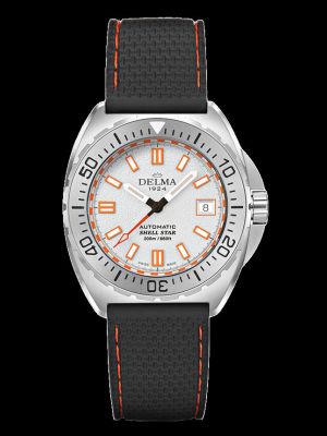 Delma Shell Star 41mm Dive Watch - White
