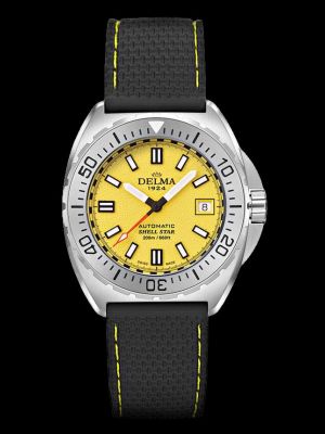 Delma Shell Star 41mm Dive Watch - Yellow