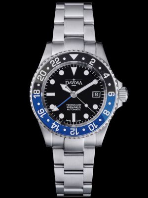Davosa Ternos Diver GMT Dive Watch Blue-Black / Trialink
