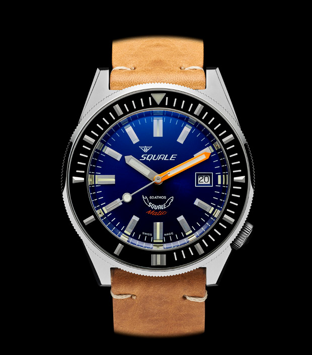 Squale 60 atmos Squalematic Dive Watch - Deep Blue