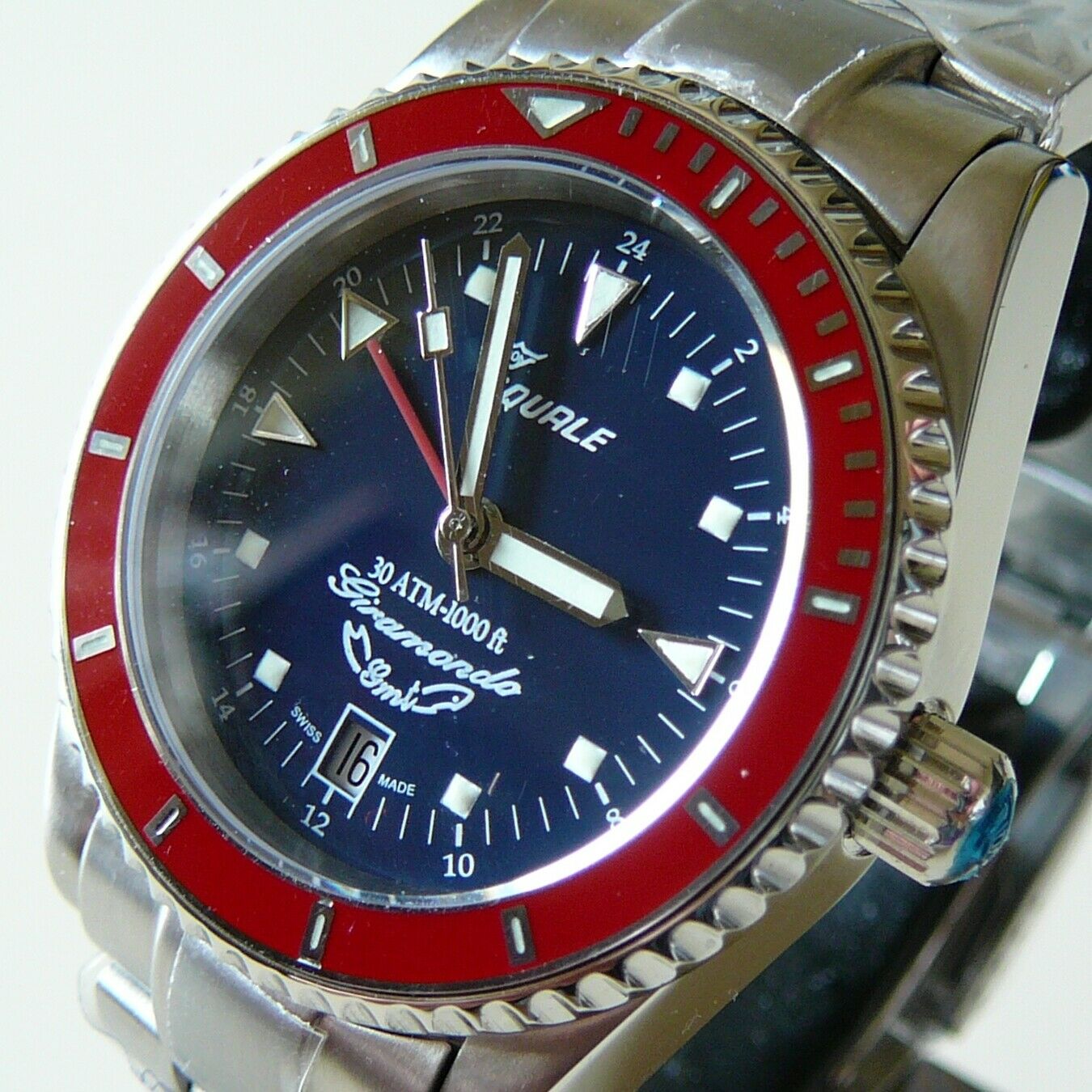 Squale 30 atmos Giramondo GMT Dive Watch