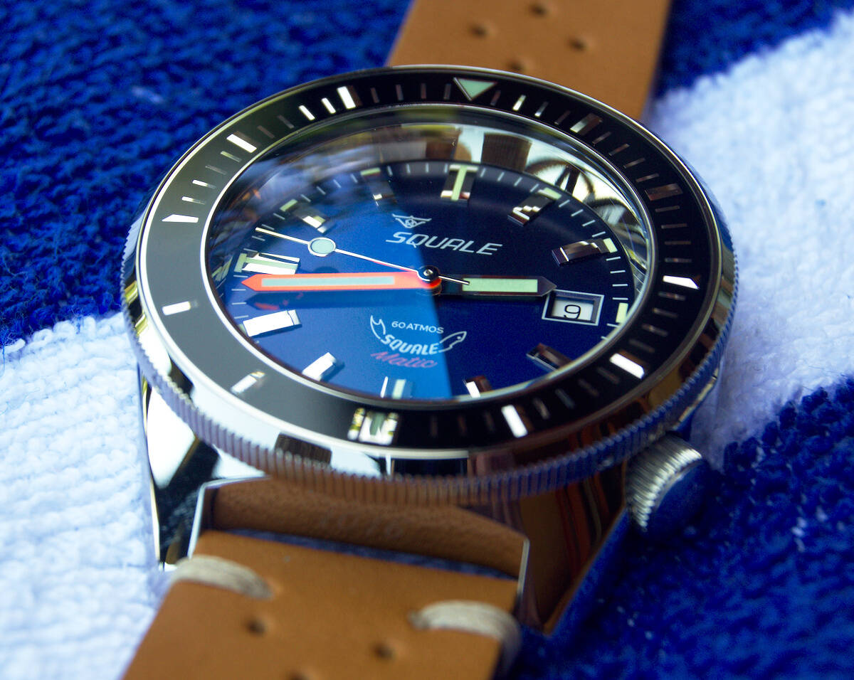 Squale 60 atmos Squalematic Dive Watch - Deep Blue
