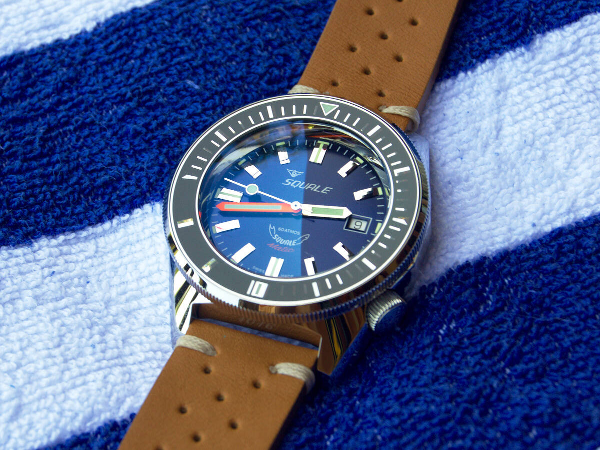 Squale 60 atmos Squalematic Dive Watch - Deep Blue