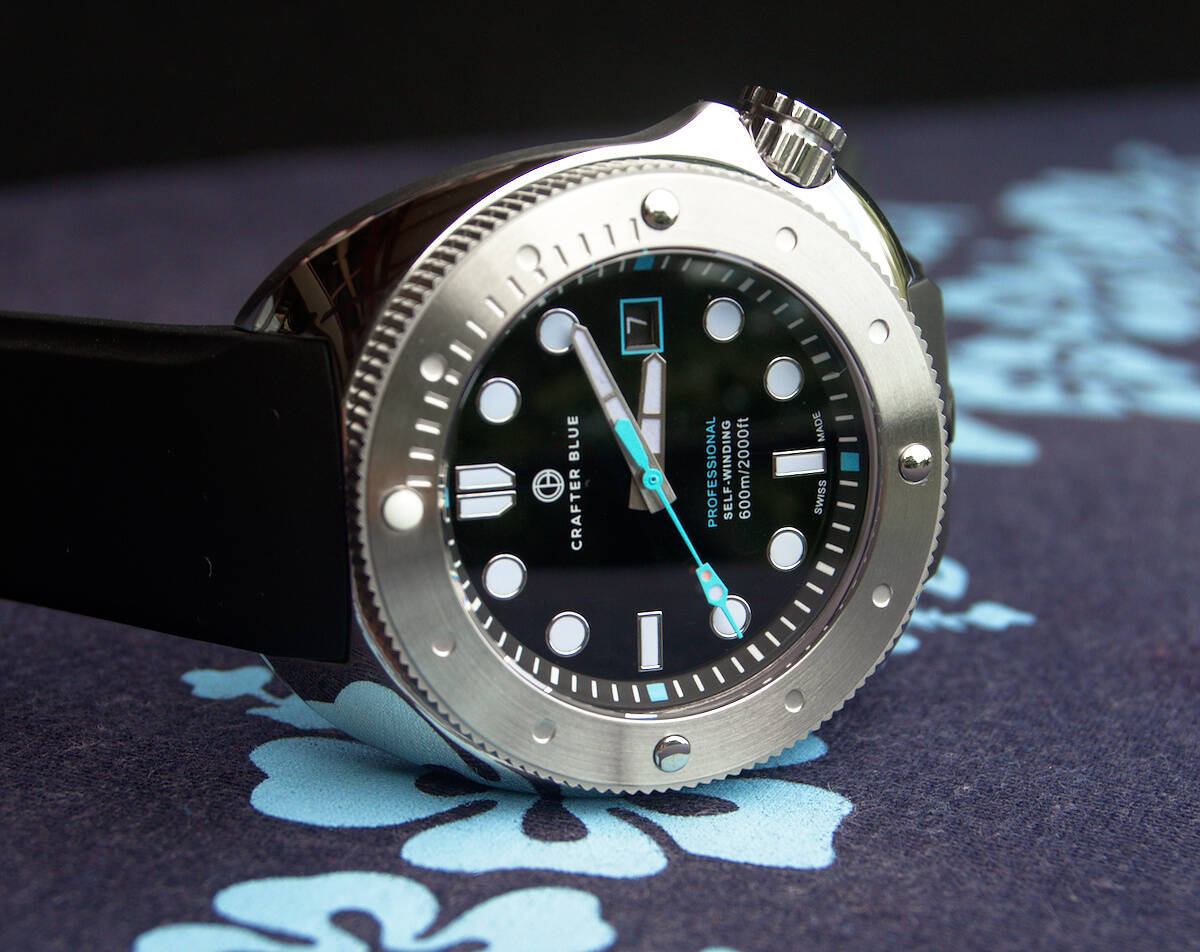 Crafter Blue Hyperion Ocean 600m Professional Dive Watch