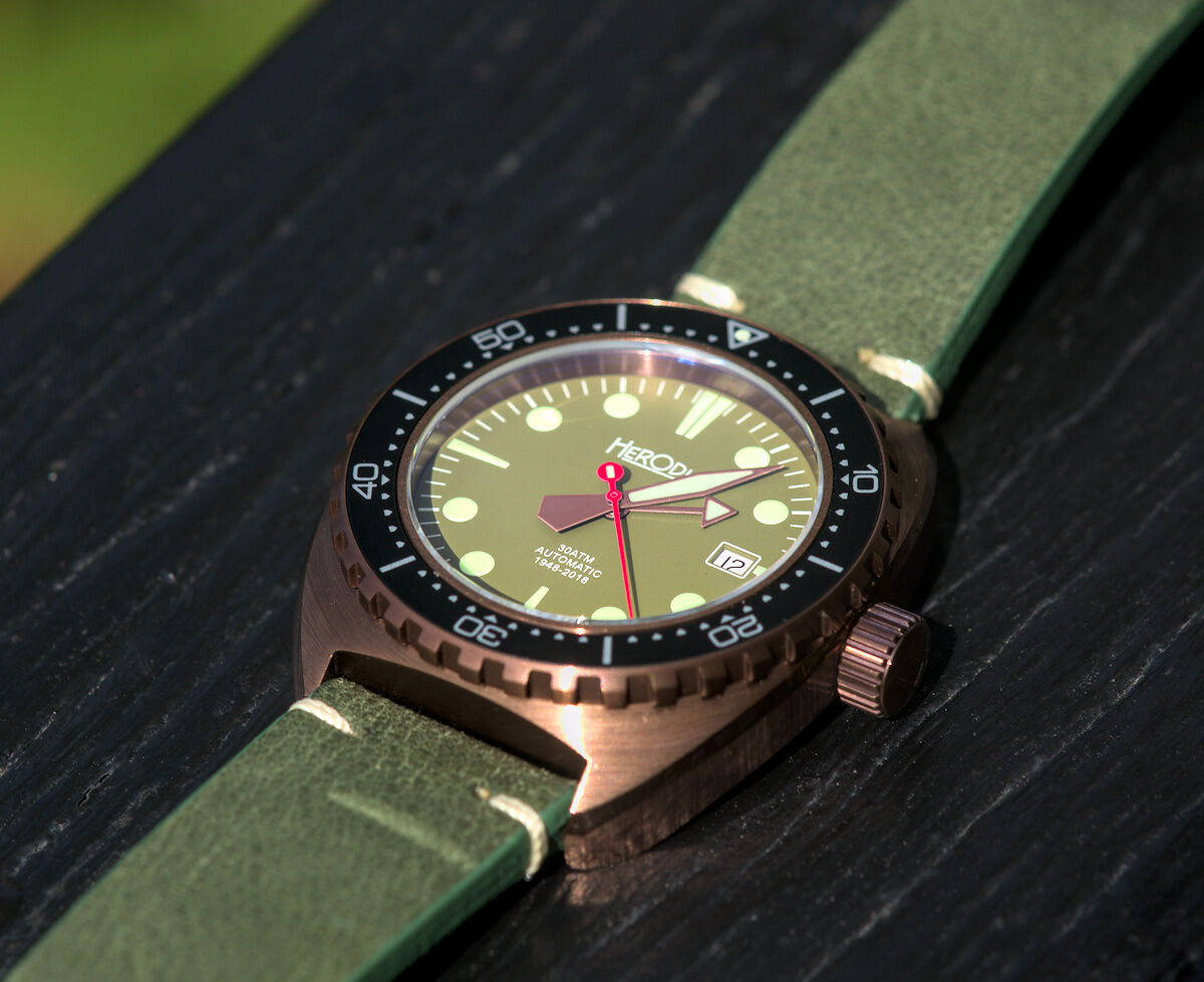 Herodia Series 1 Bronzed Dive Watch