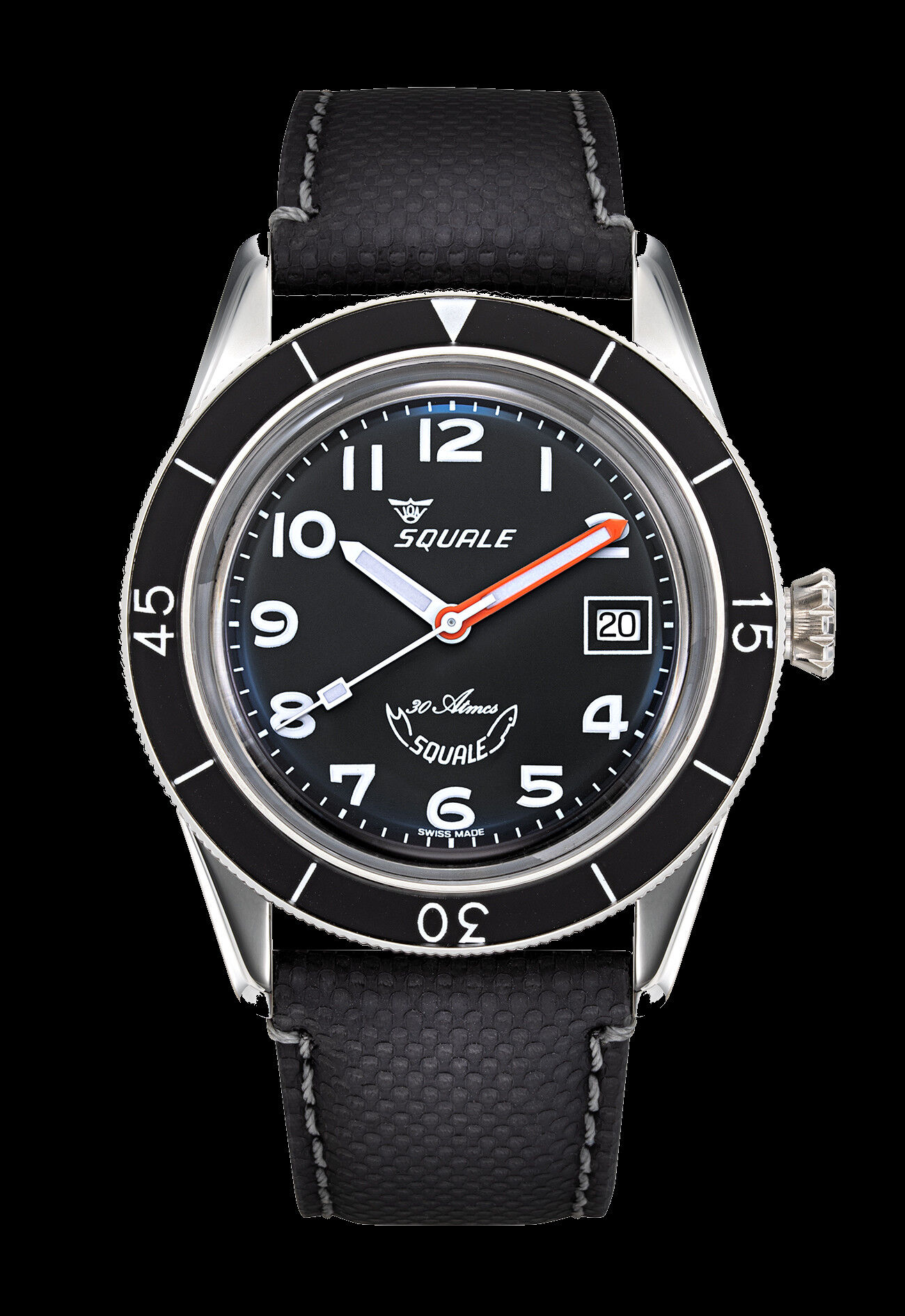 Squale Sub-39 Black Arabic Dive Watch