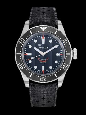 Squale 1545 Black Rubber Dive Watch