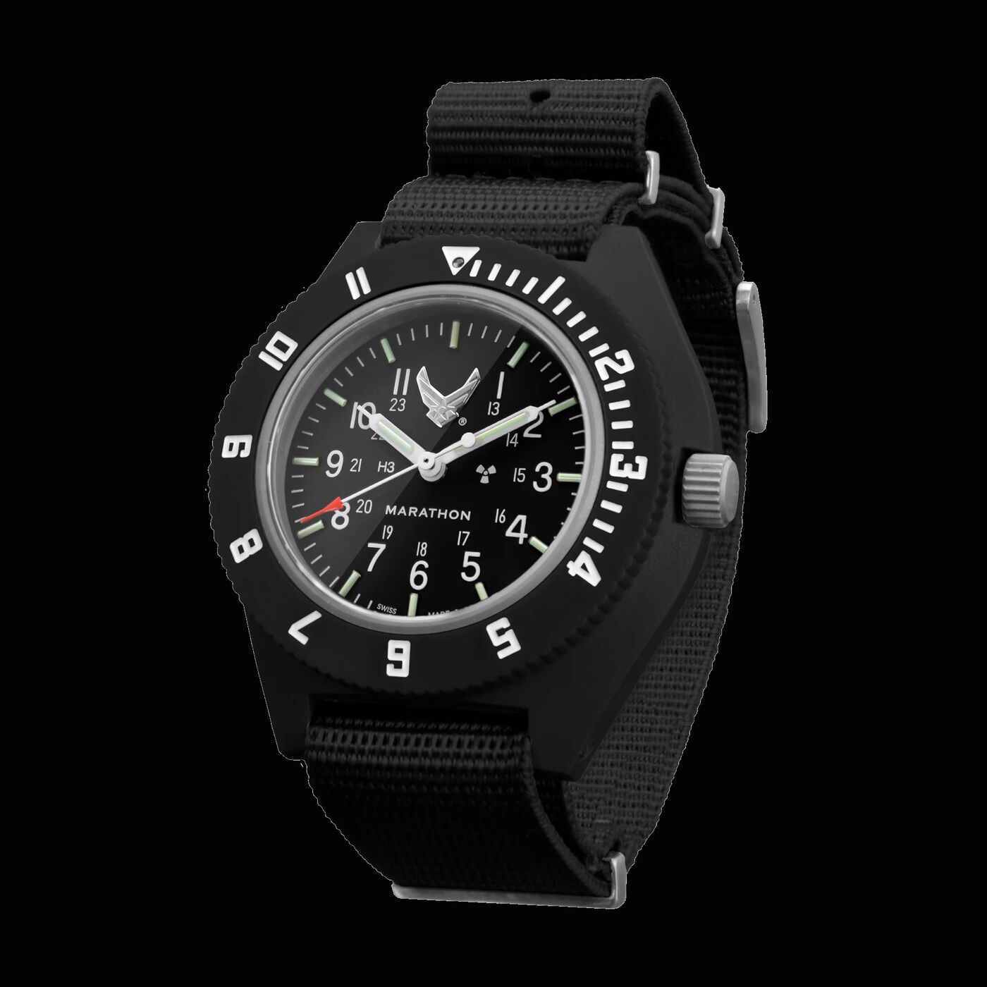 Marathon Pilot Navigator Watch - Black USAF
