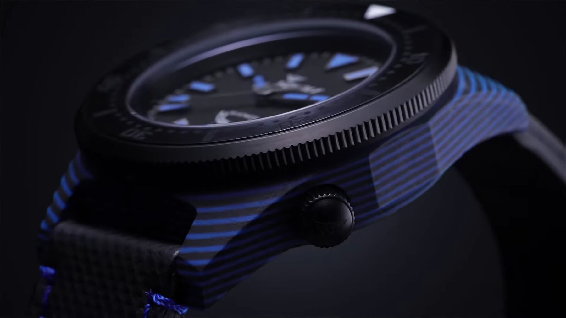 Squale T-183 Blue Carbon Dive Watch