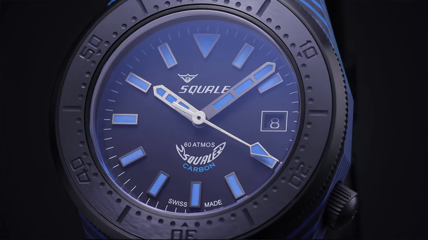 Squale T-183 Blue Carbon Dive Watch
