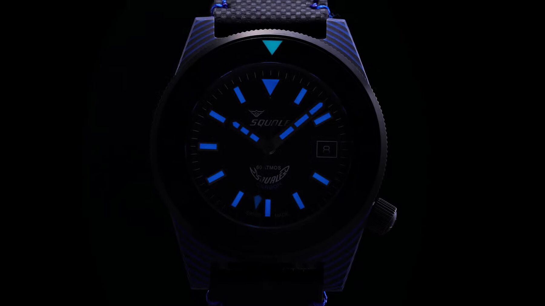 Squale T-183 Blue Carbon Dive Watch