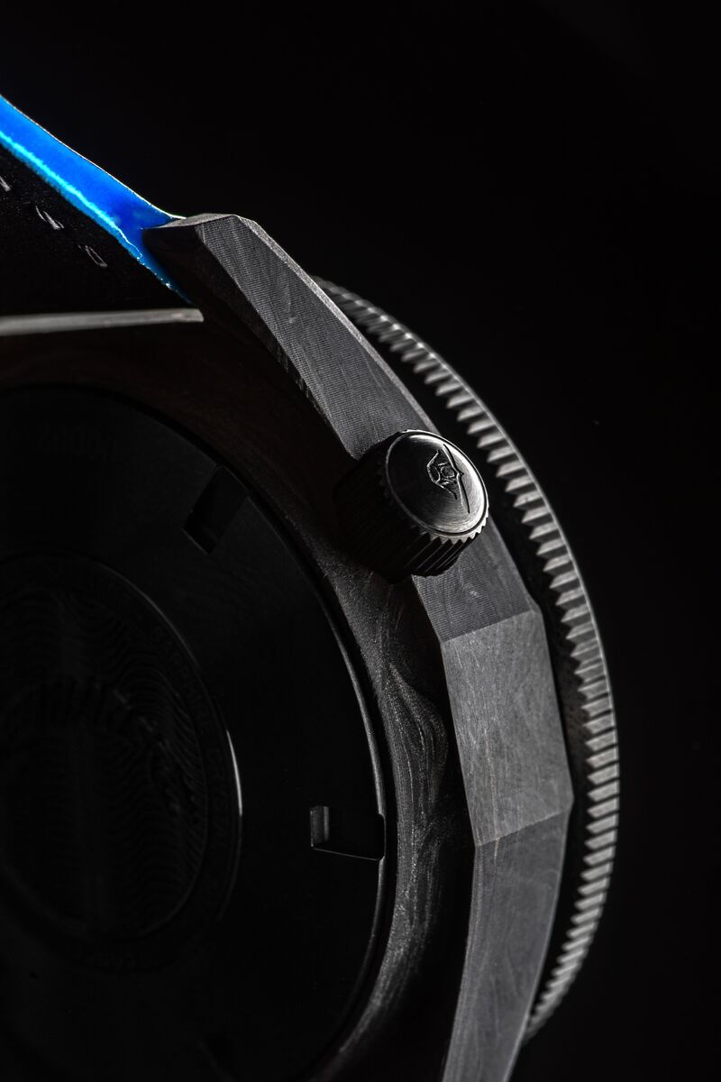 Squale T-183 Forged Carbon - Grey/Blue