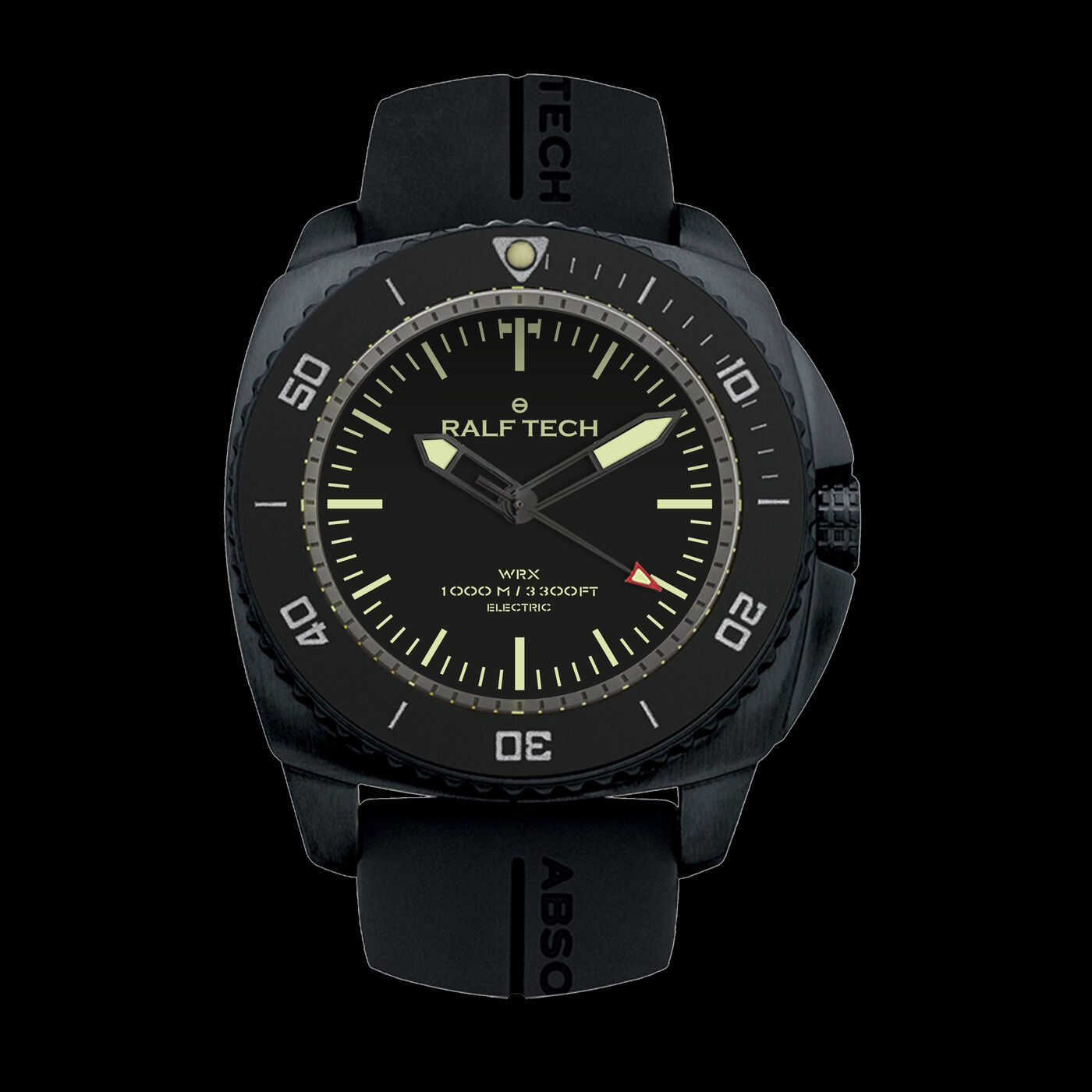 Ralf Tech WRX Electric Black Operator "Black O" Dive Watch