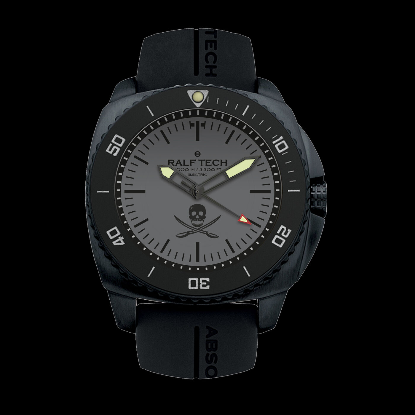 Ralf Tech WRX Electric Black "Pirates Shadow" Dive Watch