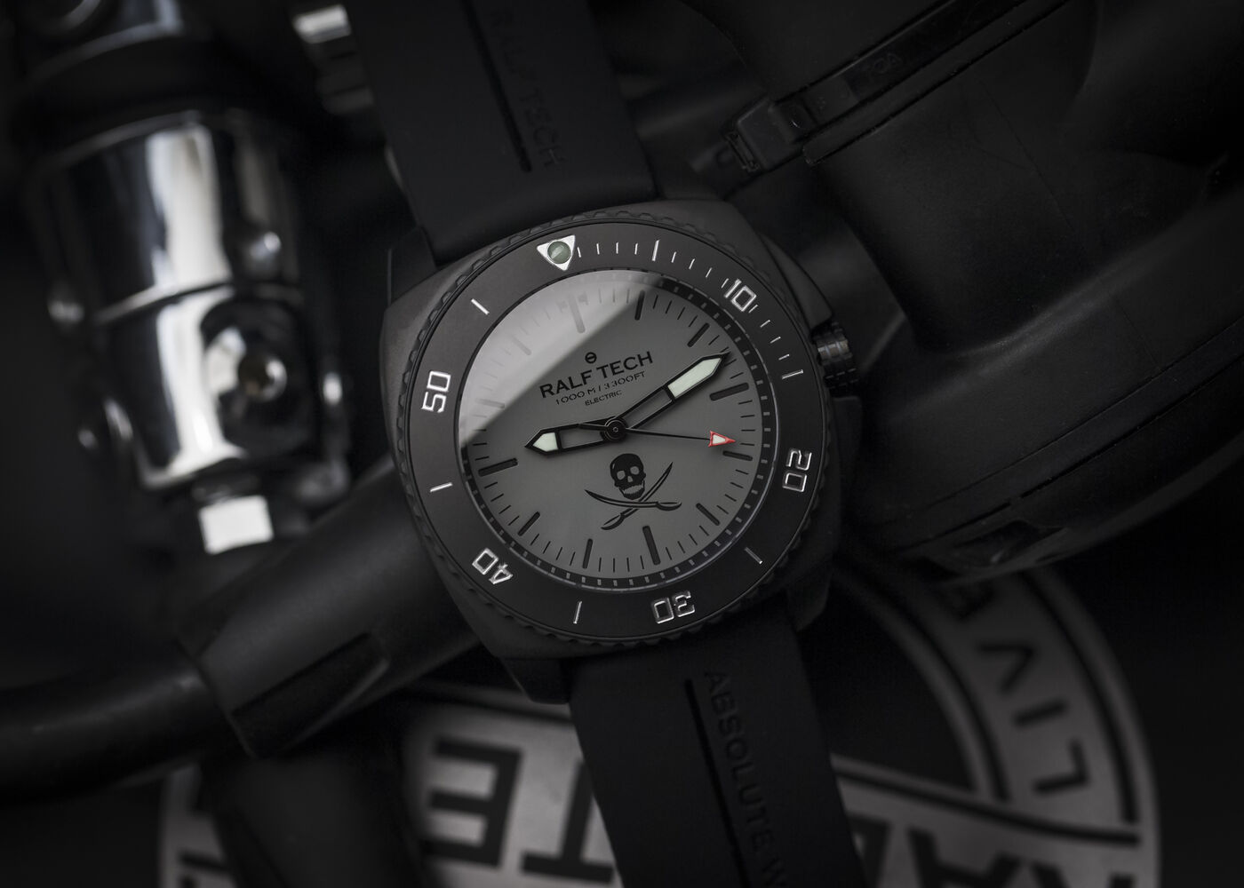 Ralf Tech WRX Electric Black "Pirates Shadow" Dive Watch