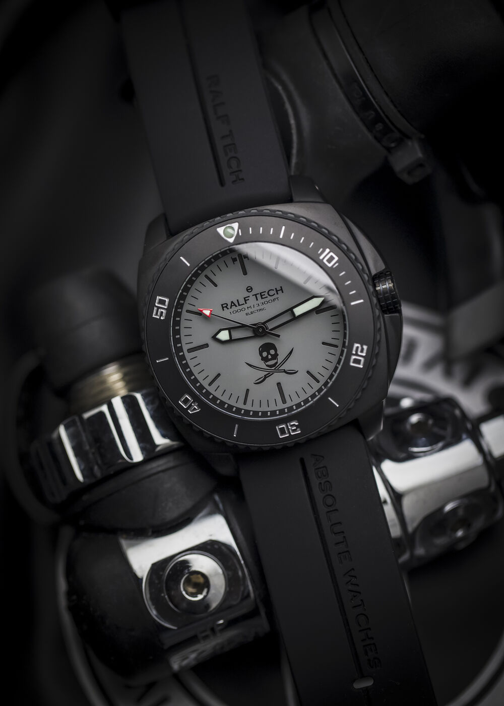 Ralf Tech WRX Electric Black "Pirates Shadow" Dive Watch