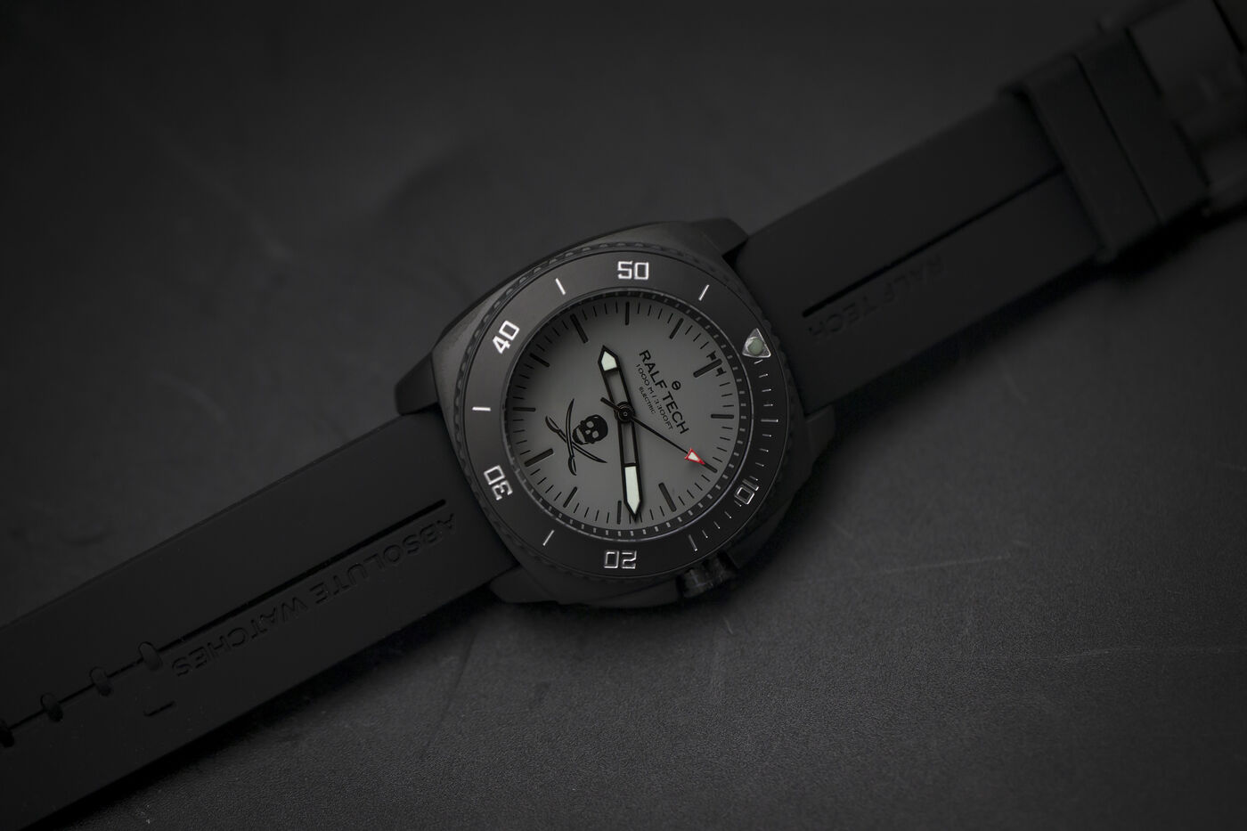 Ralf Tech WRX Electric Black "Pirates Shadow" Dive Watch