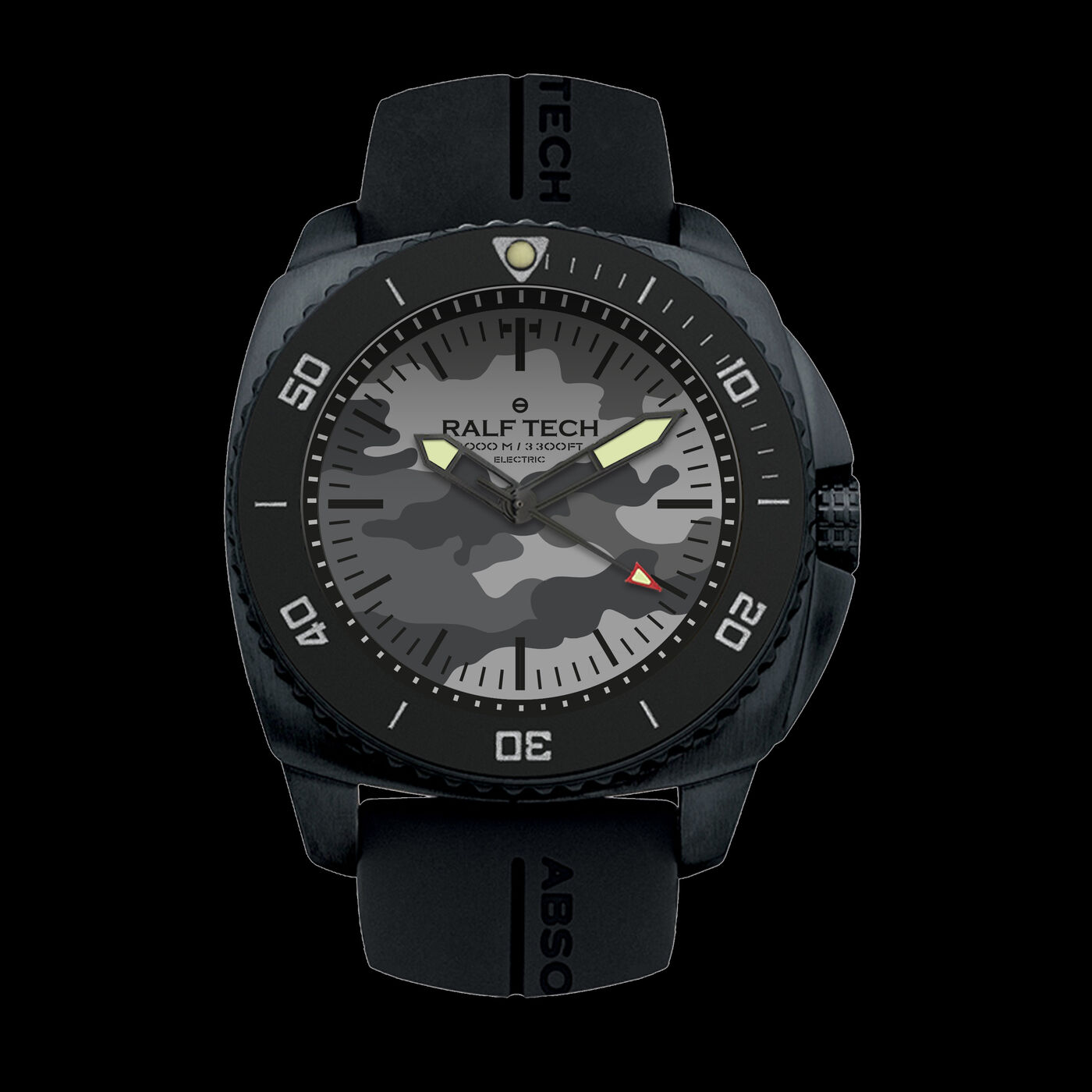 Ralf Tech WRX Electric Black "Camo Phantom" Dive Watch