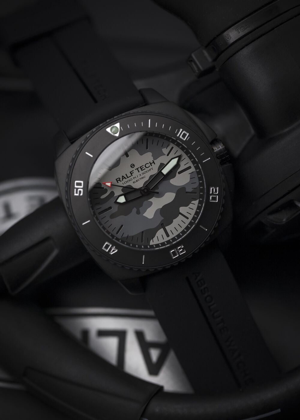 Ralf Tech WRX Electric Black "Camo Phantom" Dive Watch