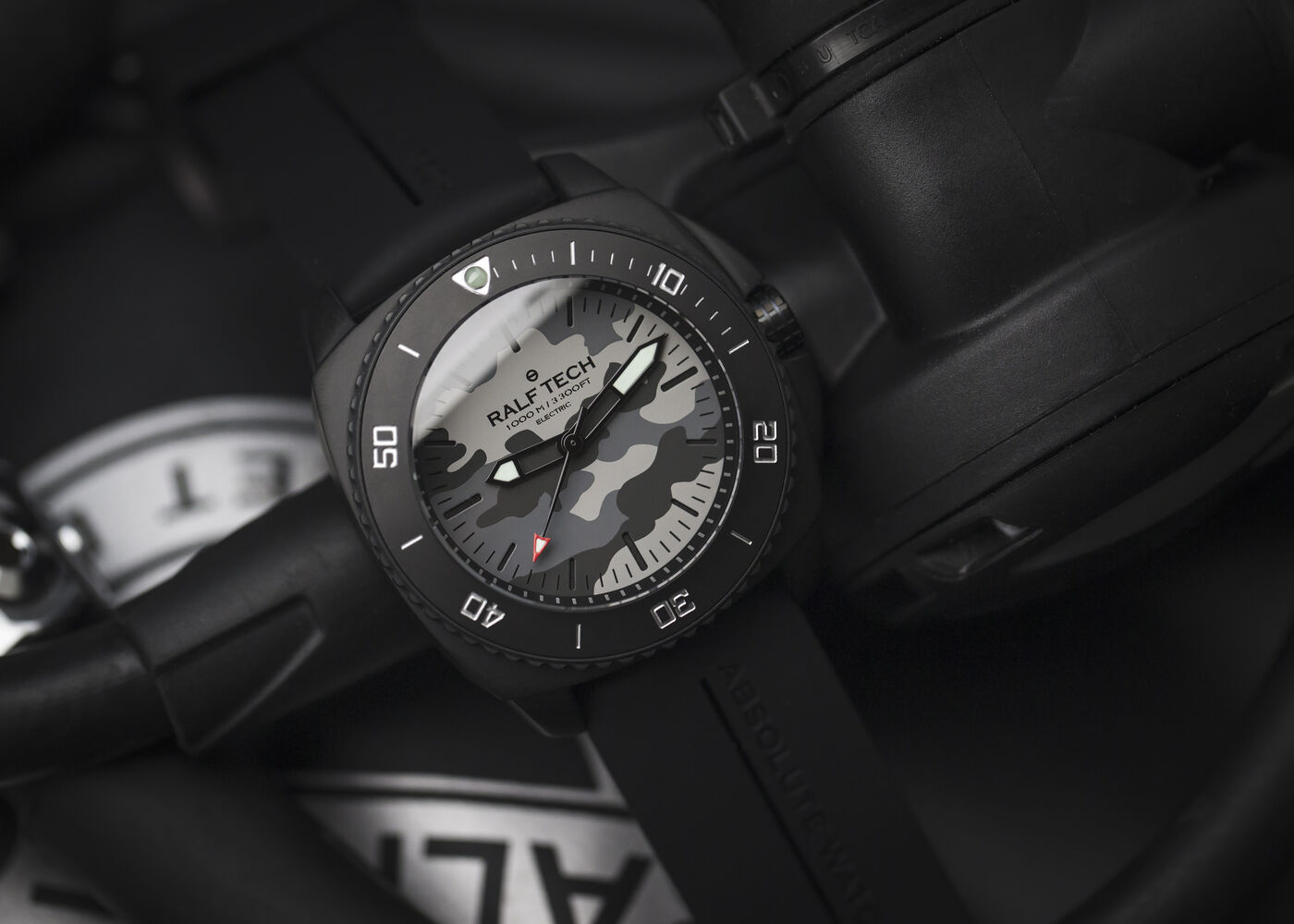 Ralf Tech WRX Electric Black "Camo Phantom" Dive Watch