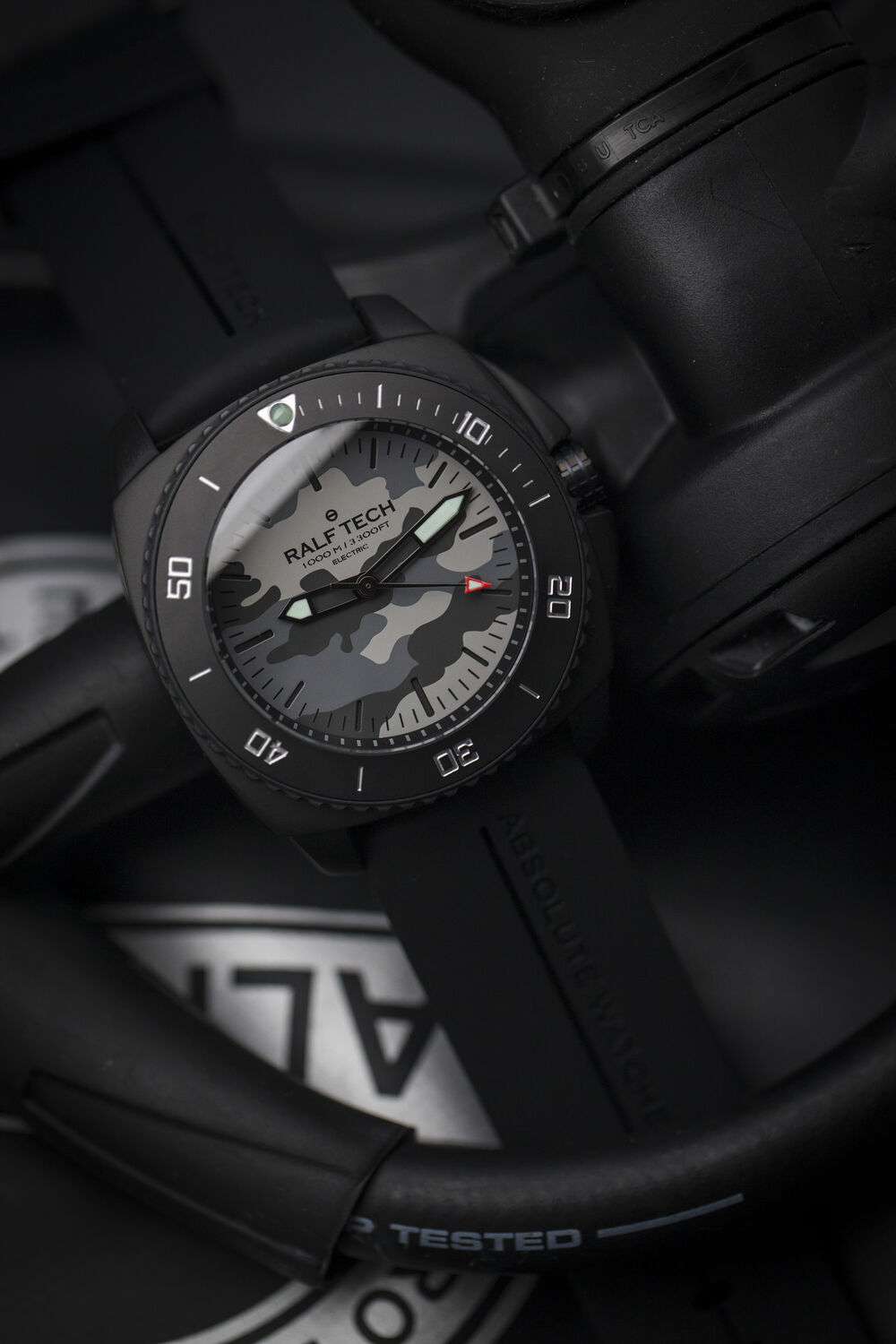 Ralf Tech WRX Electric Black "Camo Phantom" Dive Watch