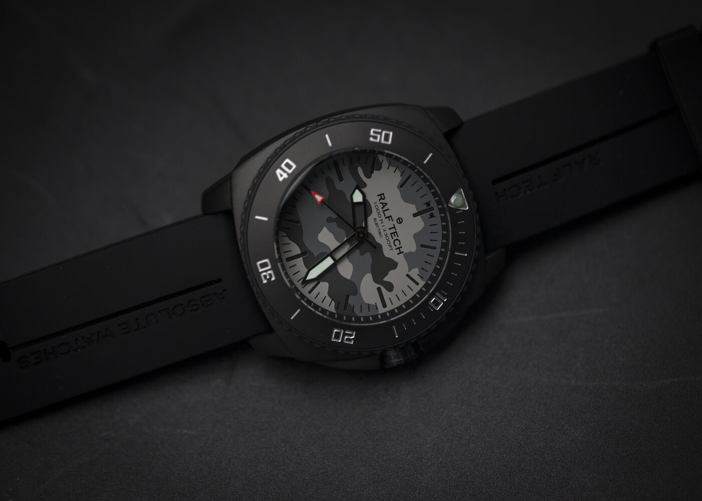 Ralf Tech WRX Electric Black "Camo Phantom" Dive Watch