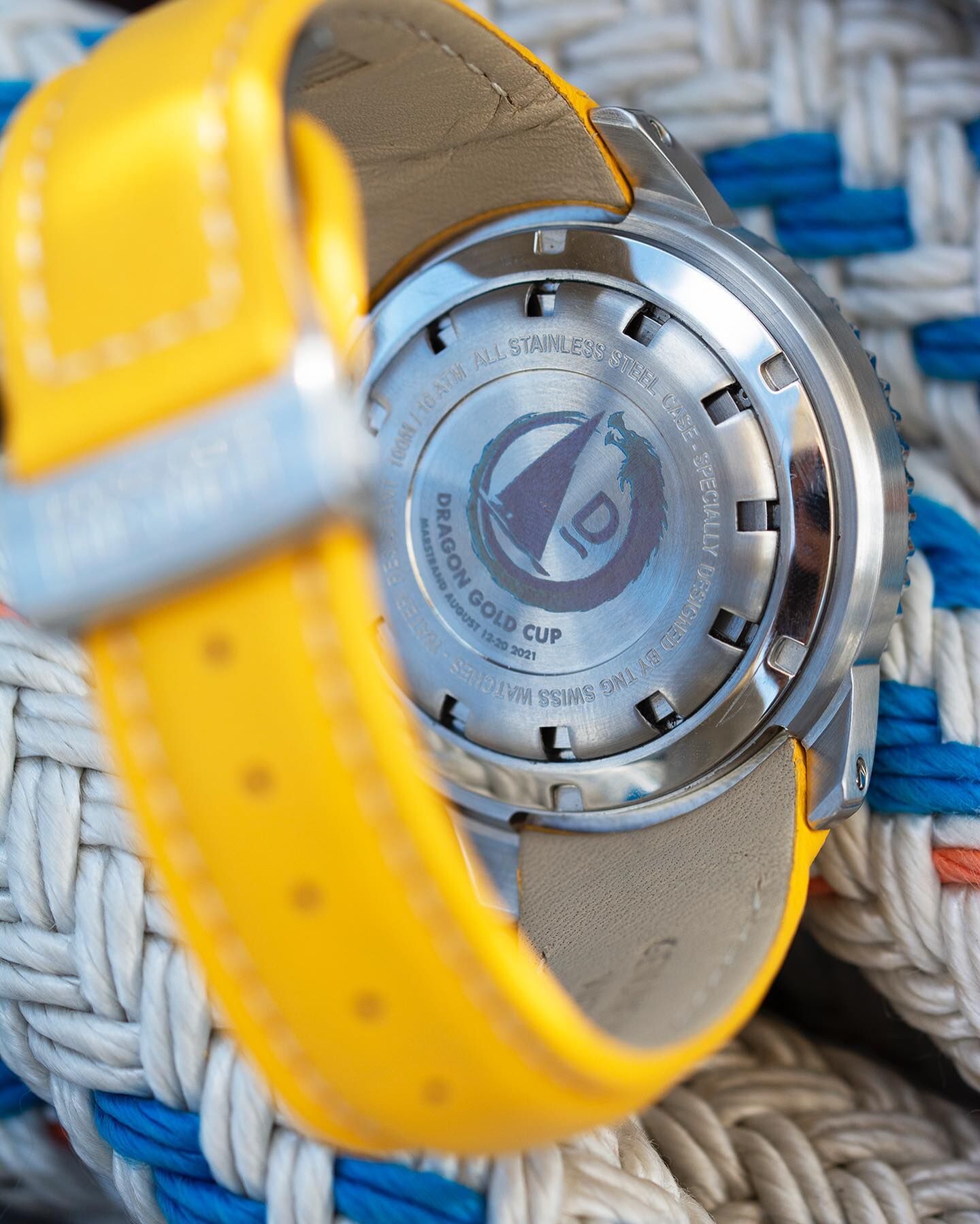 TNG Sailmaster Yachting Watch -  White Dial / Navy Blue Bezel