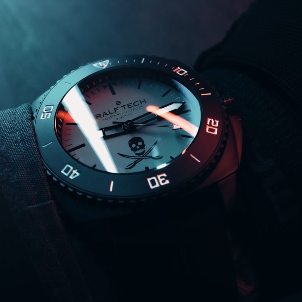 Ralf Tech WRX Electric Black "Pirates Shadow" Dive Watch