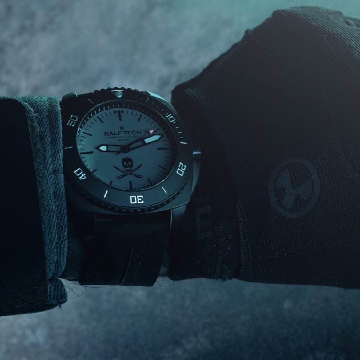 Ralf Tech WRX Electric Black "Pirates Shadow" Dive Watch