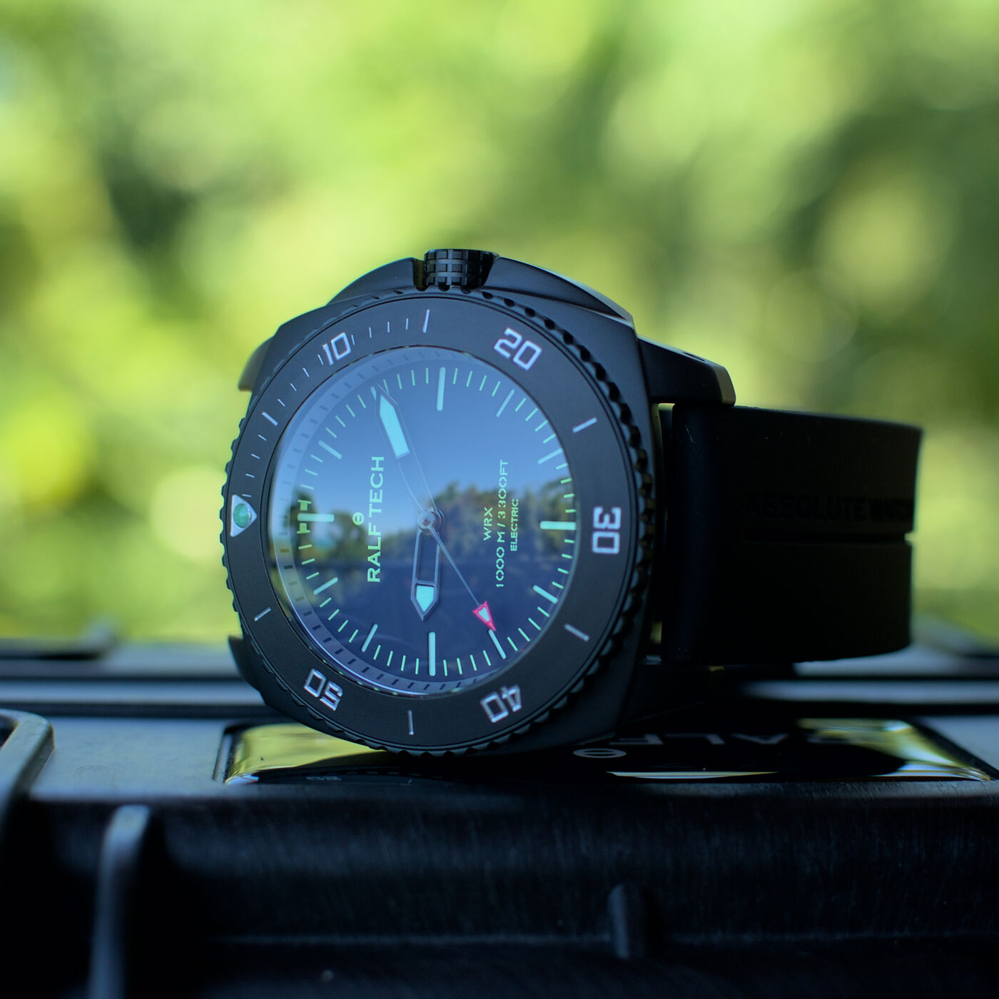Ralf Tech WRX Electric Black Operator "Black O" Dive Watch