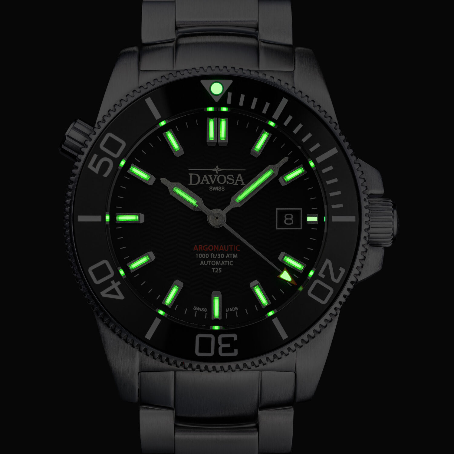 Davosa Argonautic Lumis Black Dive Watch