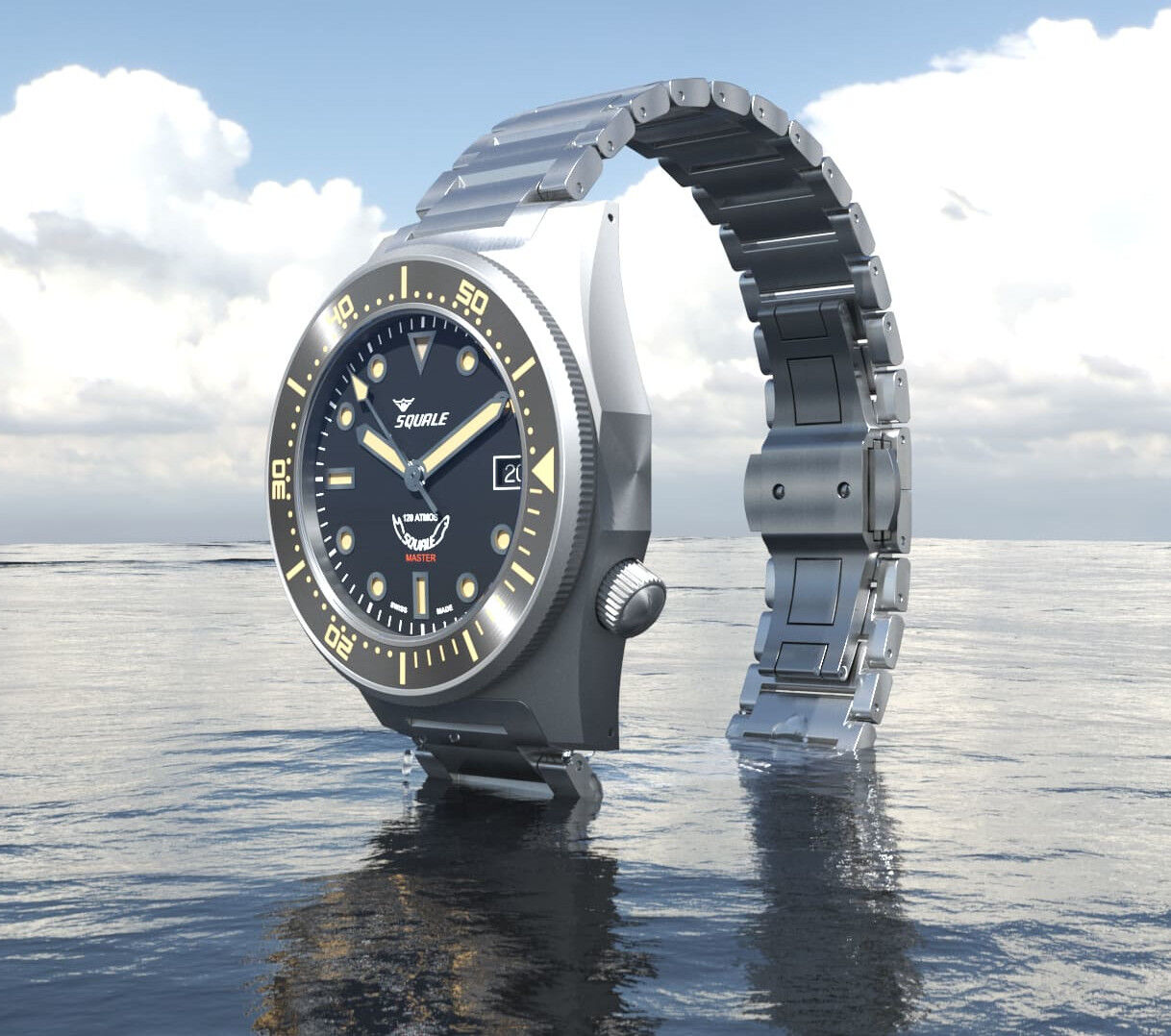 Squale Master Titanium 120ATM Dive Watch