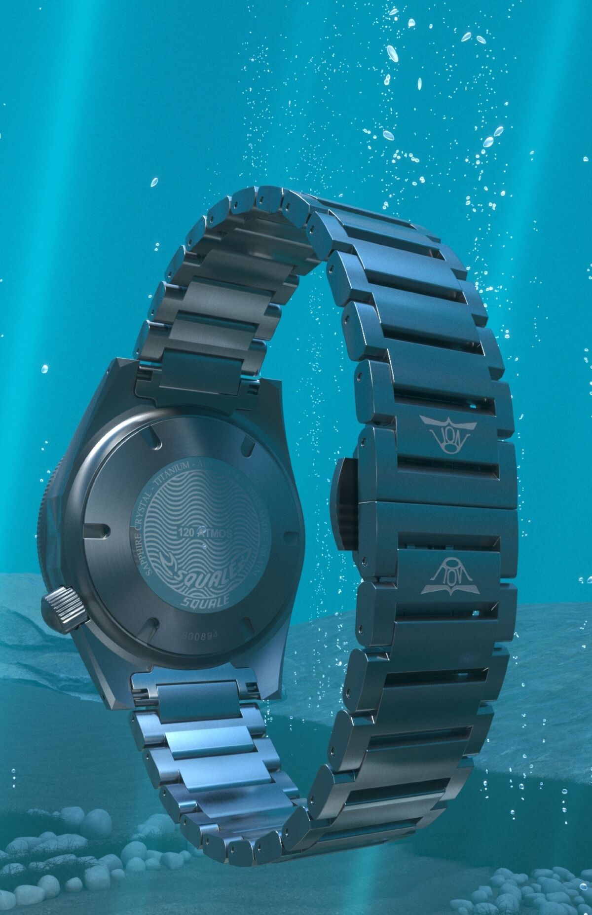 Squale Master Titanium 120ATM Dive Watch