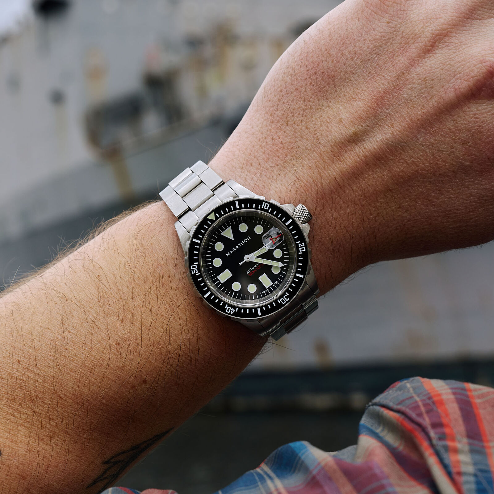 Marathon OSAR-D Search and Rescue Dive Watch - Bracelet