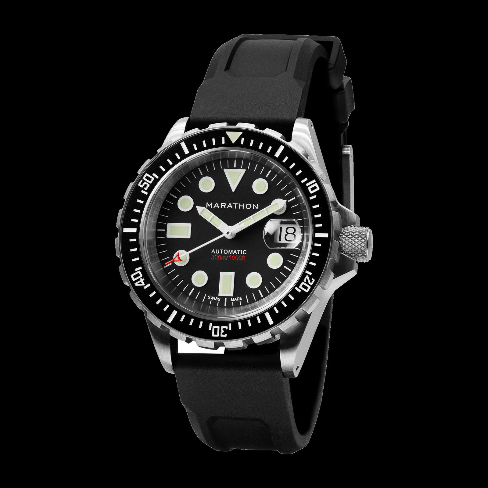 Marathon OSAR-D Search and Rescue Dive Watch - Rubber