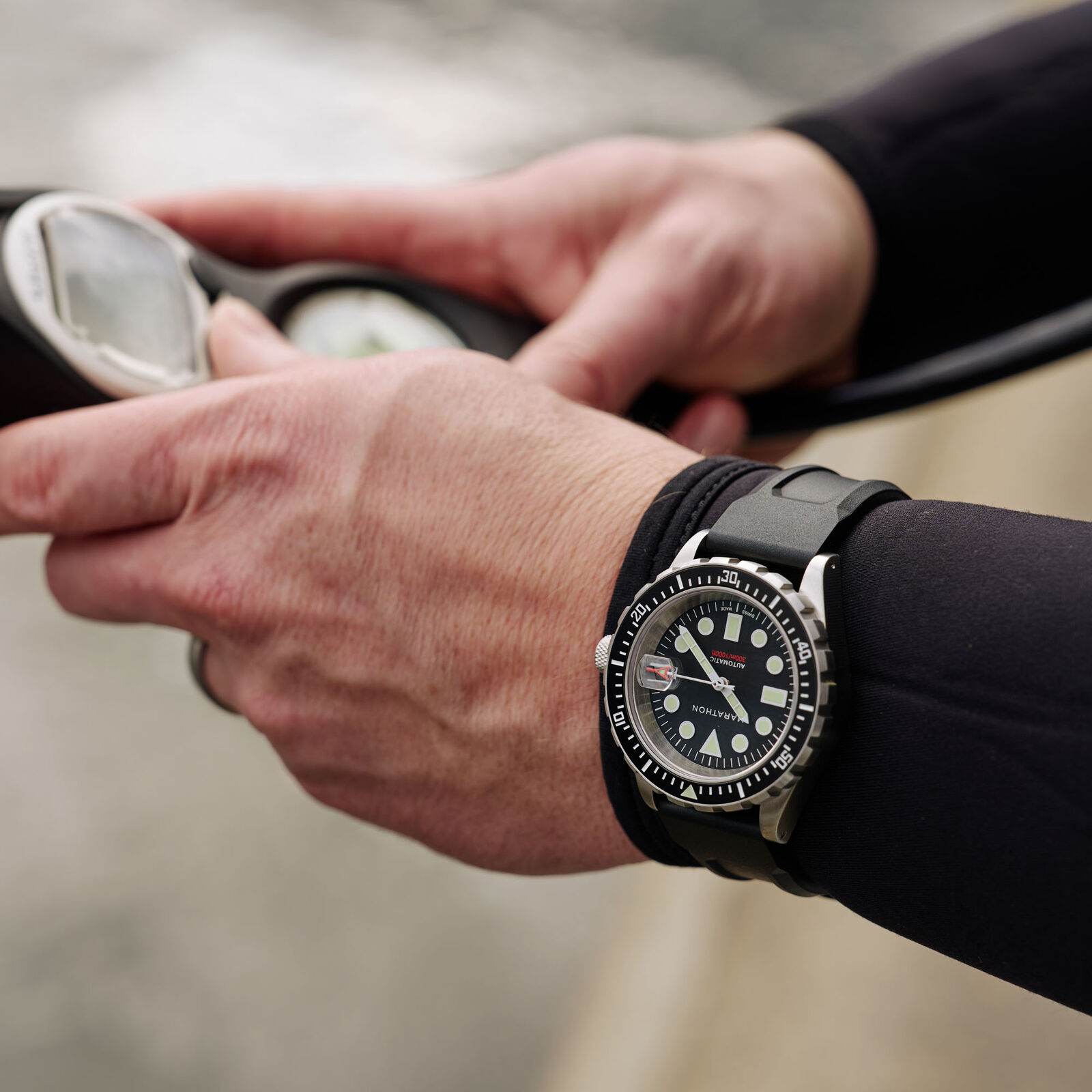 Marathon OSAR-D Search and Rescue Dive Watch - Rubber