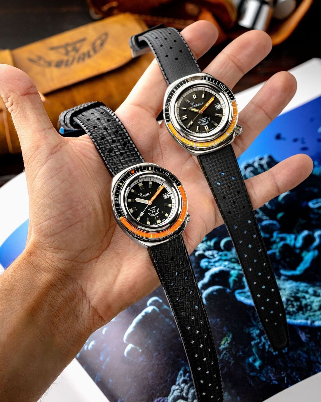 Squale 2001 Heritage Dive Watch with Original Squale 2001
