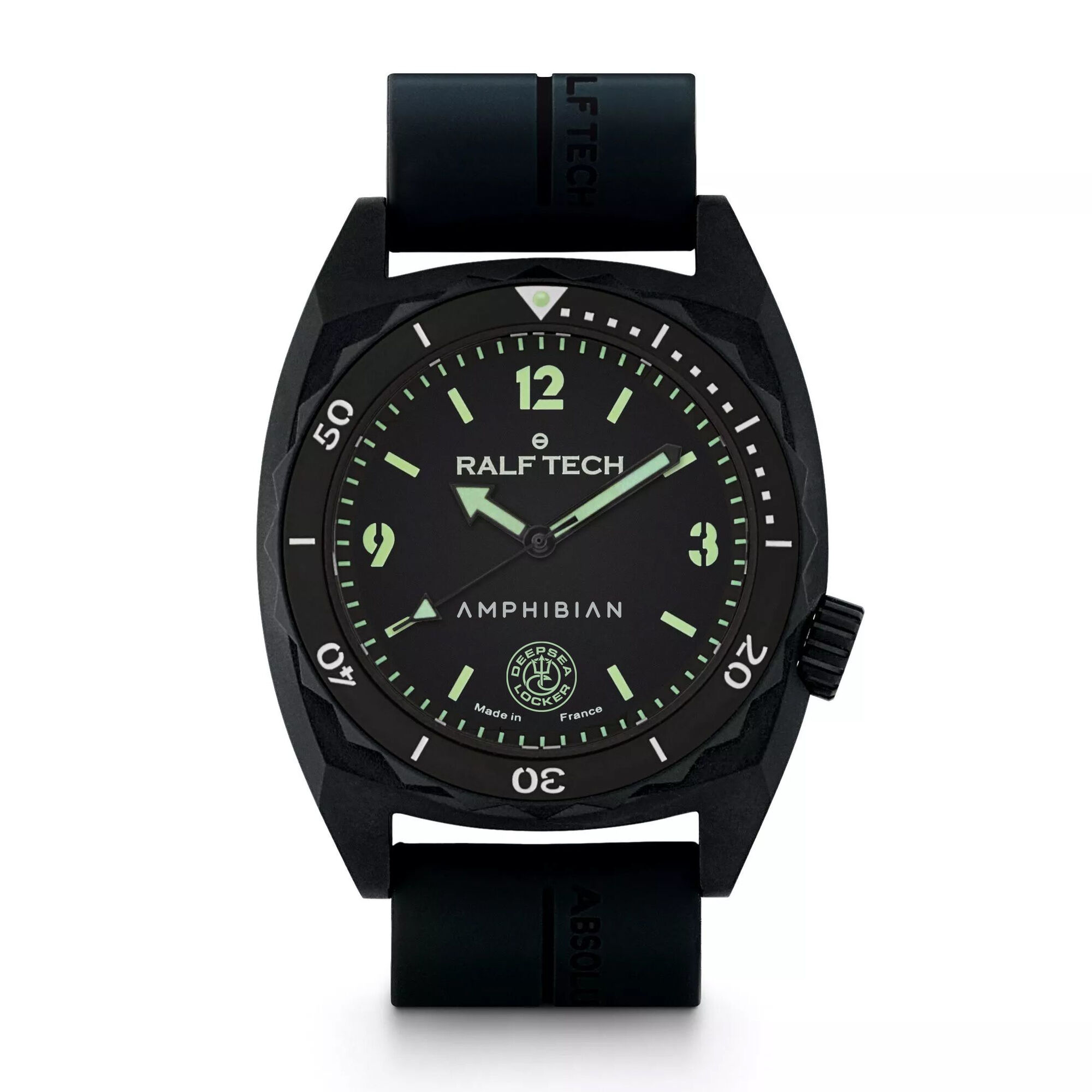 Ralf Tech - The Beast Electric Black Amphibian Dive Watch