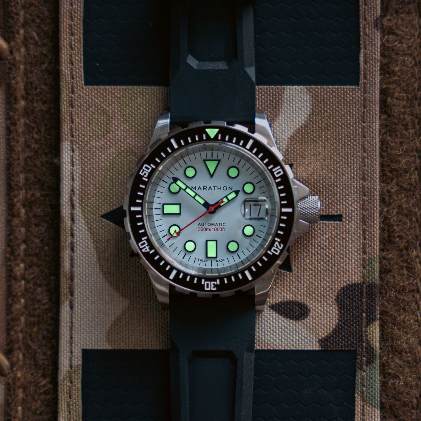 Marathon 36mm Arctic OSAR-D Search and Rescue Dive Watch