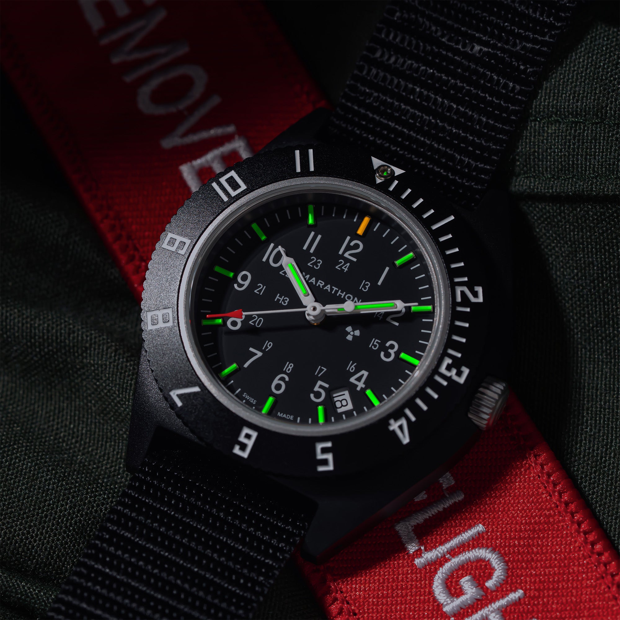 Marathon CeraShell Pilot Navigator Watch with Date