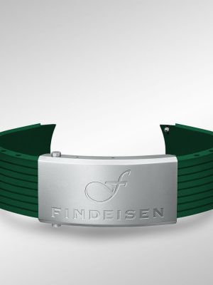 Findeisen Rubber Strap Green 20mm