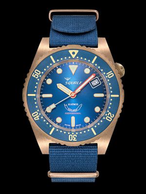 Squale 50 atmos 1521 Blue Bronze V2