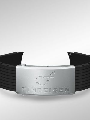 Findeisen Rubber Strap Black 20mm