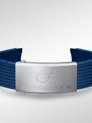 Findeisen Rubber Strap Prussian Blue 20mm