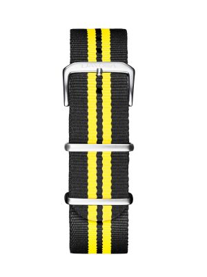 Davosa Black-Yellow Nylon Strap