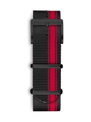 Davosa Black-Red Nylon Strap