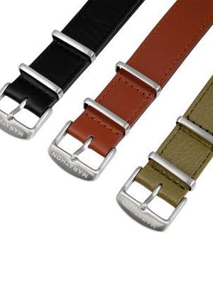 Marathon 20mm Leather NATO Strap